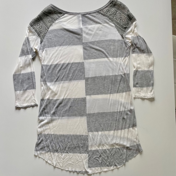 NWOT Anthropologie Patched Rugby Pullover Size XS - Picture 3 of 6